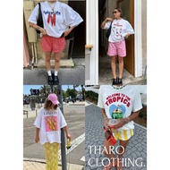 Fruit Logo Printed T-shirt Tharo Clothing [AO00277] T Shirt Woman