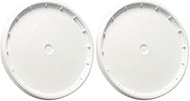 White Plastic Bucket Lid 5 gal – 5 Gallon Bucket Lid for Plastic Bucket – Compatible Water Bucket an