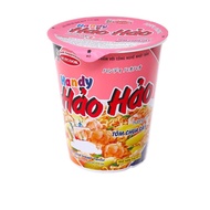 6 Cups Vietnamese Hao Hao Noodle with spicy and sour shrimp cup - Mi tom chua cay 67g