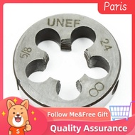 superparis-my 5/8  -24 Tap and Die Set High-speed Steel Right-hand Thread for Restore