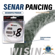 Tacofo X4 X8 X12 Pe Fishing Line 8-46Kg 100M Fishing Line Strong and Anti-Curl Fishing Line