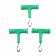 LAKAMMY 10 Pcs Fishing Baiting Rig Tool, ABS Stainless Steel Hook Fishing Baiting Rig Tool, Durable 