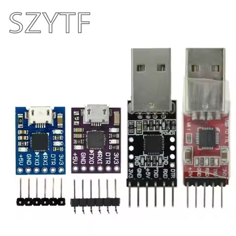 CP2102/CH9102 USB 2.0 to UART TTL 6/5PIN Connector Module Serial Converter STC Replace FT232 CH340 P