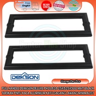 PULL HANDLE DEKKSON deluxe PH DL828 25X325X300 MATT BLACK ALUMINUM GLASS DOOR PULL MINIMALIST HANDLE
