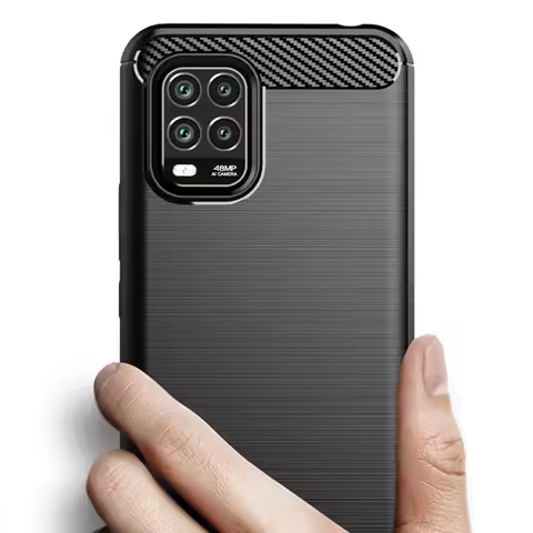 For Xiaomi Mi 10 Lite Mi10 lite Soft Silicone Case Luxury Carbon Fiber Cover for mi 10lite 5g mi10li