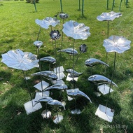 Water Land Chinese Style Outdoor Lotus Leaf Decoration Decoration Courtyard Shopping Mall Outdoor Sc