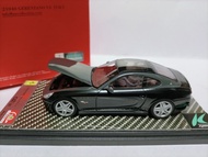 MR 1 43 Ferrari Open Cover Version Supercar Model Ferrari 612 Scaglietti Black