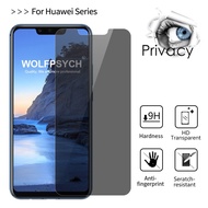 9H Privacy Anti Spy Tempered Glass For Huawei Y7 Y6 Pro Y9 Prime 2019 Nova 13i 12i 11i 10 9 8i 7i 5T