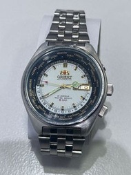 ORIENT 東方 自動錶Automatic World Time 21 Jewels 469EE6-70 5 BAR water resist New Vintage 機械錶