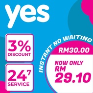 YES4G Prepaid Topup Instant Softpin 3% Discount