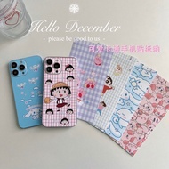 （Great. Cell phone case）Iphone Back Film Wrap Sticker Protection Cute Cartoon Design Pattern for IPhone 13 13pro Max