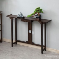Simple Modern Strip Altar New Chinese Solid Wood Console Tables Entrance Cabinet Home Wall Console a Long Narrow Table
