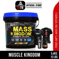MK Mass Kingdom Mass Gainer (5.4kg) Supplement Gym Halal Mass protein Mass Gainer Protein Naik Berat