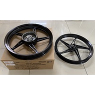 YAMAHA LC135 SPORT RIM SET (FRONT+REAR ) YAMAHA BLACK COLOUR