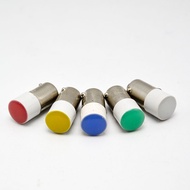 BA9S Machine Tool Indicator Button Light E10 Card Screw 6.3 V12V24V110V220V Colorful Red Green LED L