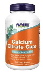 Now 檸檬酸鈣膠囊 240粒 Calcium Citrate Caps