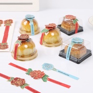 Moon Cake Box Stamps-Size: 10*3cm (25tem / 5 Sheets)