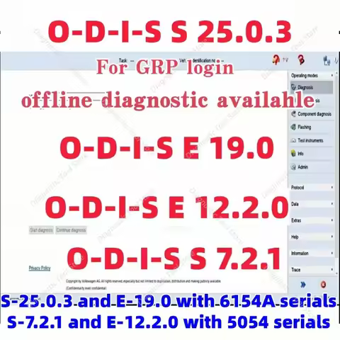 2026 latest version Odis Service 25.0.3 or S 7.2.1 Odis Engineering 19.0.0 or 12.2.0 database of 505