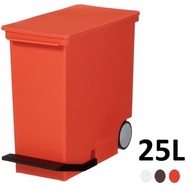 [特價]【日本Like it】直立式分類垃圾桶 25L -紅色