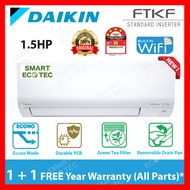 DAIKIN R32 1.5HP Standard Inverter Air Conditioner - FTKF Model -FTKF35A / RKF35A-3WMY-LF, 100% Original Brand New Set
