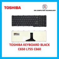 Quality Replacement Keyboard Toshiba C650/L755/C660 BLACK