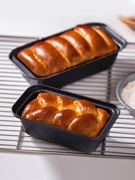 1入組碳鋼麵包盤不粘麵包盤，帶易握手柄，用於烘焙碳鋼麵包盤，用於自製麵包、布朗尼蛋糕和磅蛋糕麵包盤