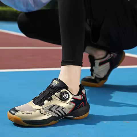 2025 New Fashionable Indoor Badminton Sneakers With Anti Slip Balance And Strong Grip For Men And Wo