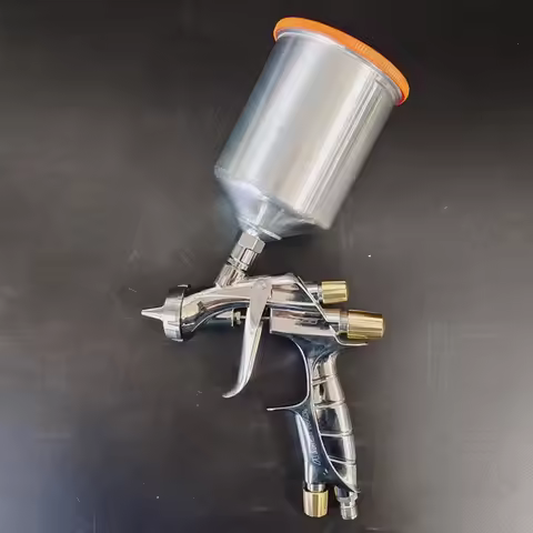 ANESTIWATA Spray Gun Pot Outer Wire 1.3CM Spray Gun On Pot Aluminum Alloy Gun Pot