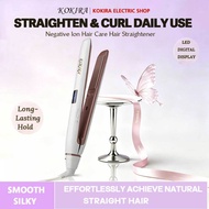 KOKIRA straightener hair iron rambut(Straighten & Curl with LED Digital Display)直板夹