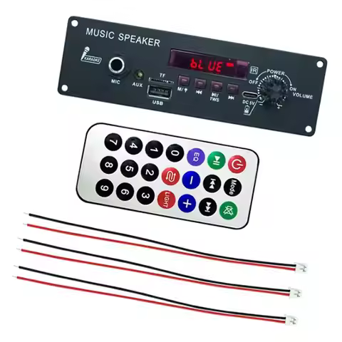 A97I-3.7V Bluetooth Amplifier Board 10W+10W Speaker Raido AMP TWS Trolley Speaker Mainboard