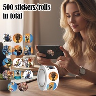 500 Pieces Of Zootopia Roll Stickers Cute Judy Nick Cartoon Peripheral Decoration Handbook W4d8
