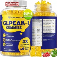 GLP-1, GLP-1 Supplement for Women & Men, Natural GLP 1 Gummies with, Akkermansia Probiotic, for GLP1