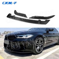 Carbon Fiber Front Bumper Lip Chin Spoiler for BMW 5 Series F90 M5 LCI Competition 2021+ Car Bumper 