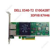Original Intel DELL X540-T2 E10G42BT dual-port 10G electrical port network card 3DFV8 K7H46