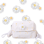 🎀 พร้อมส่งจากไทย 🎀 daisy bag กระเป๋าสะพายข้างลายดอกเดซี่