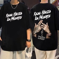 S-5XL Printed T-Shirt Album Rapper Anuel Aa Real Hasta La Muerte For Men
