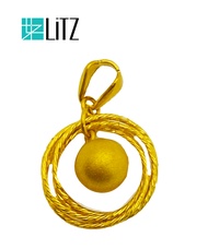 LITZ 999 (24K) Gold Pendant EP0418 (3.28g+/-)