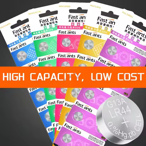 LR621 LR41 LR626 LR1130 LR44 1.5V Alkaline Button Cell Battery AG1 AG3 AG4 AG10 AG13 Coin Batteries 