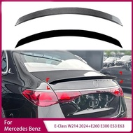 AMG Tail Wing Rear Trunk Spoiler Wing For Mercedes Benz E-Class W214 2024+E260 E300 E53 E63 Roof Spo