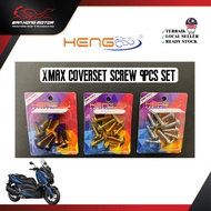 Xmax 250 V1 V2 XMAX Coverset Body Skru coverset skru Fairing (9pcs) XMAX V2 (17pcs)Screws Made In Hi