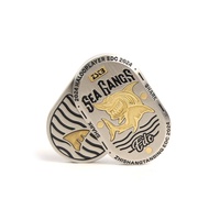 Shark Mechanical Fidget Slider ADHD โลหะ EDC Fidget ของเล่นโต๊ะทํางานของเล่นความวิตกกังวลความเครียดบ