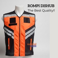 Free Name-Orange Transportation Agency Vest | Taslan Material Transportation Agency Vest