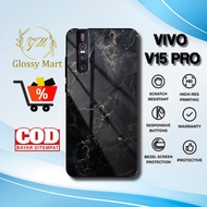 Latest Vivo V15 Pro Case Marble Casing V15 Pro Hardcase Softcase Glossy Kesing