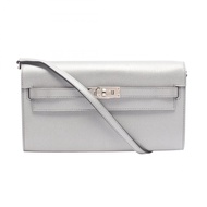 【二手】愛馬仕 HERMES 單肩背包 Kelly To Go 銀色 086404CK 銀色 其他 Kelly 長款 To Go 銀色 女士 二手 A