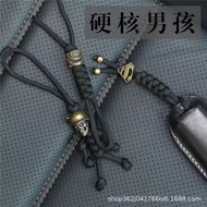 Imitation Brass Material Skull Soldier VS Human Keychain Luggage Pendant Pendant-Xiaowang's Boutique