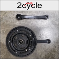20" 38T/28T STEEL MTB CRANK SET