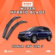 Hybrid Blade Car Wiper HONDA CRV 2007 - 2012 CR-V Gen 3 Hybrid Model 1 Set Kiri and Right W301