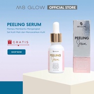 Ms Glow Peeling Serum Pengelupas Sel Kulit Mati Wajah Membandel Bpom Original