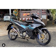 YAMAHA BODYSET Y15 Ysuku Y15zr V1 V2 EXCITER 2021 NEW DESIGN SPECIAL EDITION GREY STRIPE TANAM CLEAR