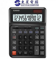 Casio - DE-12E 桌上型 人體工學步進按鍵」斜面計數機 計數機 12位黑色